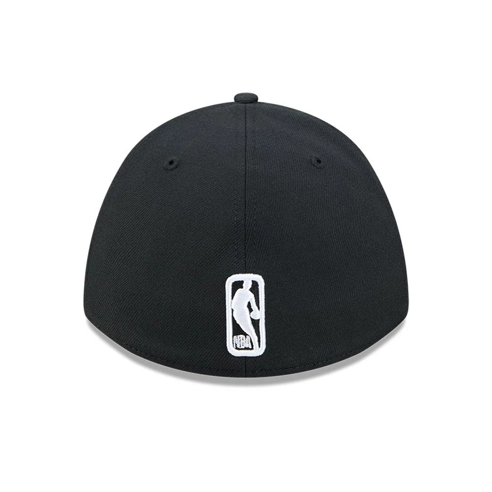 Pictured is this NBA Team Boston Celtics 39THIRTY M-Crown Stretch Fit cap in black. 7