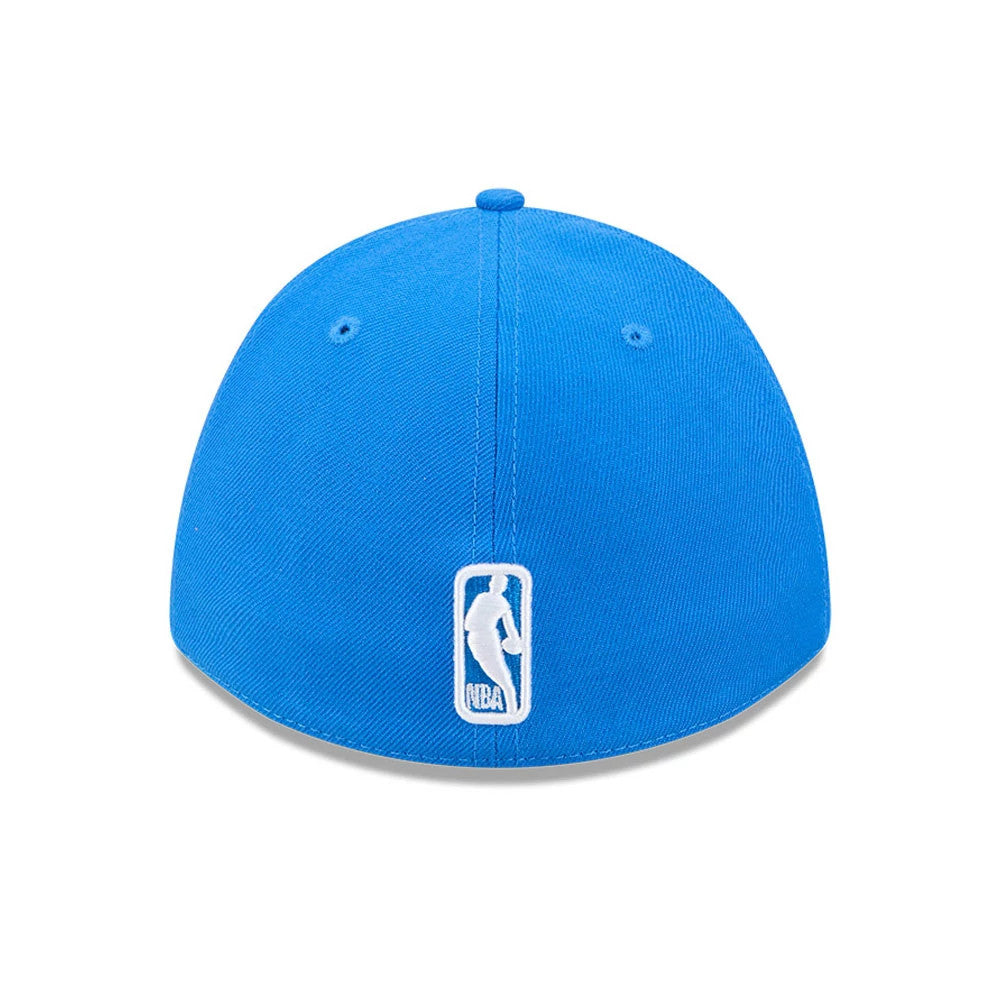 Pictured is this NBA Team Oklahoma City Thunder 39THIRTY M-Crown Stretch Fit cap in blue. 7
