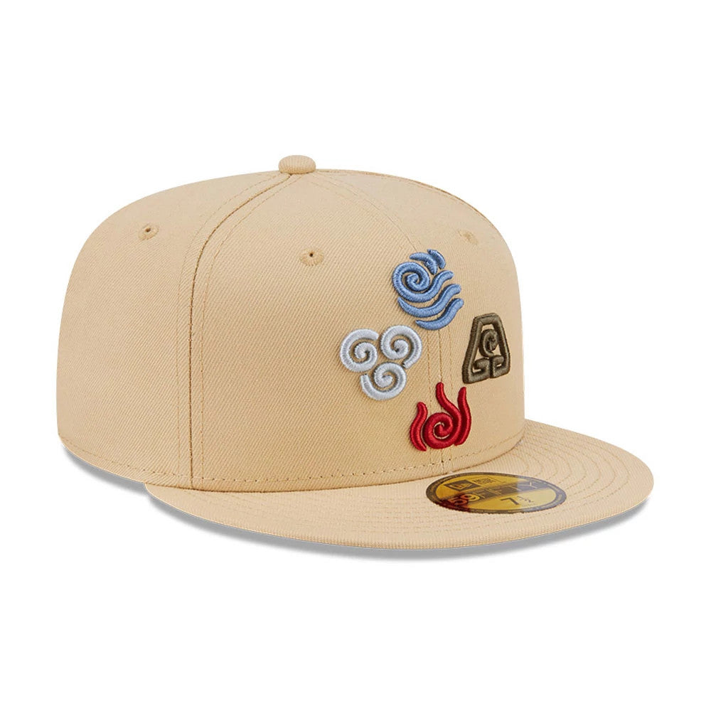 Pictured is this Elements Avatar 59FIFTY Fitted cap in light beige. 4