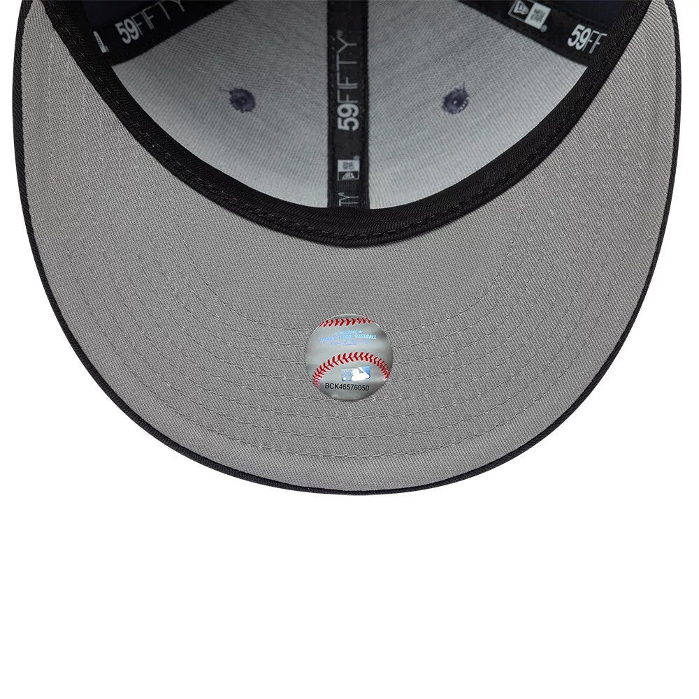 Pictured is this MLB LA Dodgers 59FIFTY Fitted cap in dark grey. 2