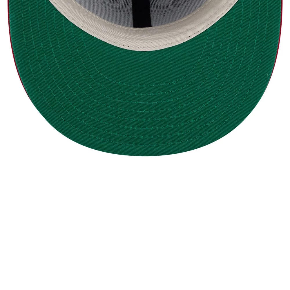 Pictured is this Fear Of God X MLB Logo 59FIFTY Fitted cap in navy. 2