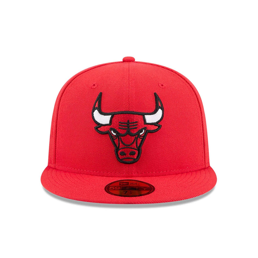 Pictured is this NBA X J-FROST Chicago Bulls 59FIFTY Fitted cap in red. 3