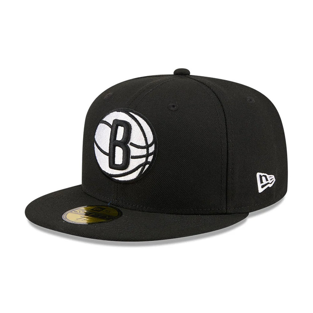 Pictured is this NBA X J-FROST Brooklyn Nets 59FIFTY Fitted cap in black. 4