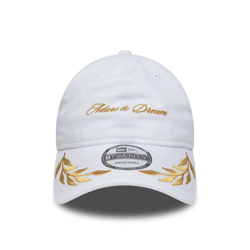 Pictured is this Dare To Dream Ryder Cup Europe 2027 9TWENTY cap in white. 2