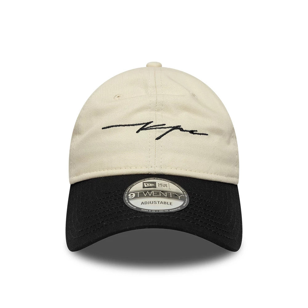 Pictured is this Gettomasa X New Era 9TWENTY Adjustable cap in light beige. 2