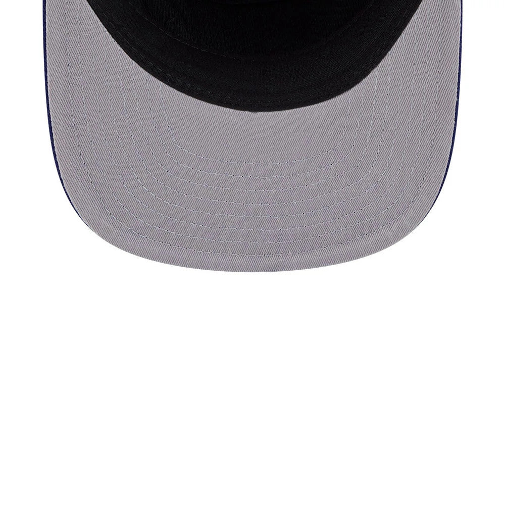 Pictured is this MLB Evergreen LA Dodgers 19TWENTY cap in dark blue. 2