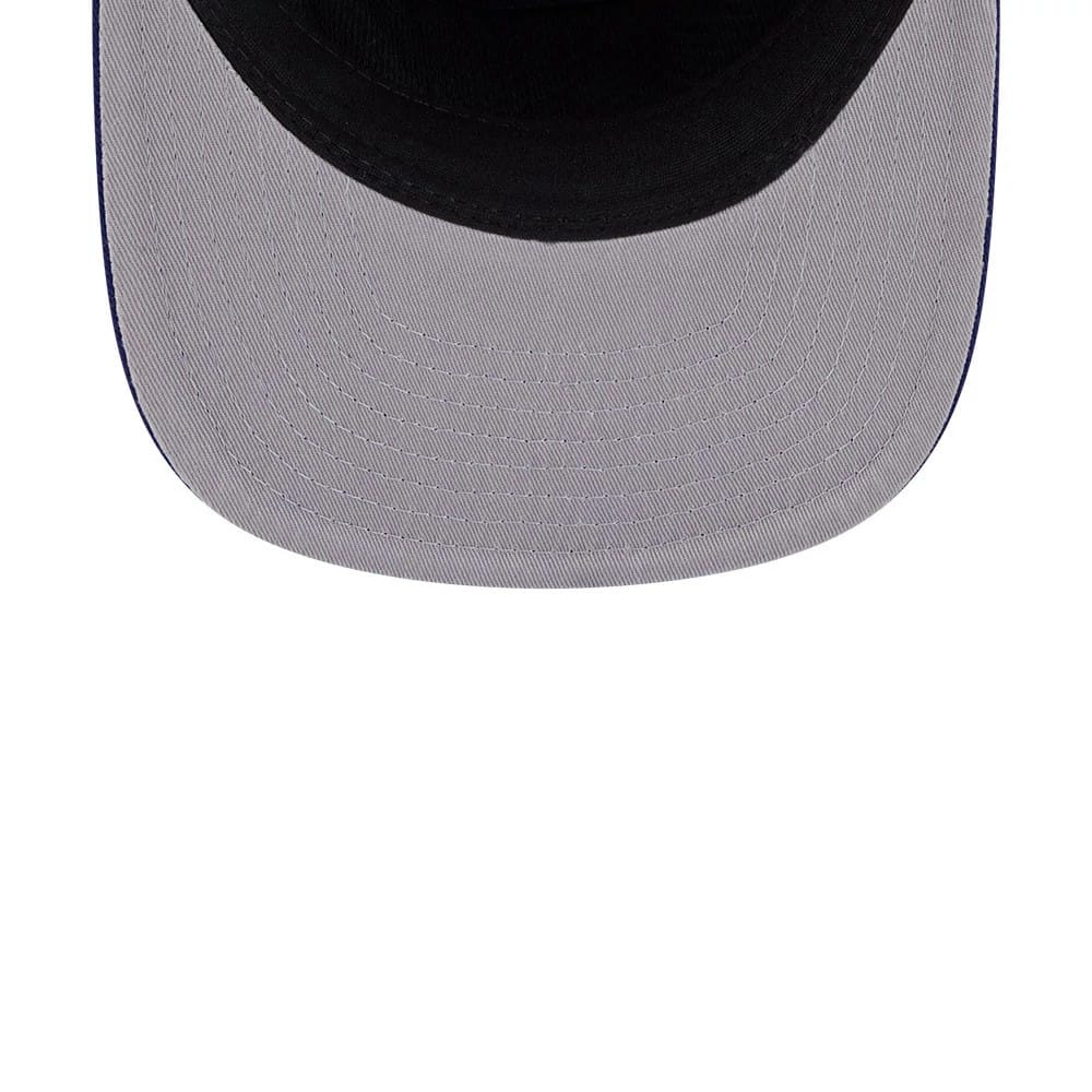Pictured is this MLB Evergreen LA Dodgers 19TWENTY cap in dark blue. 2