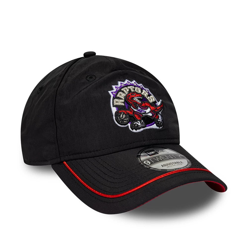 Pictured is this NBA Hardwood Classic Nylon Toronto Raptors 9TWENTY cap in black. 4