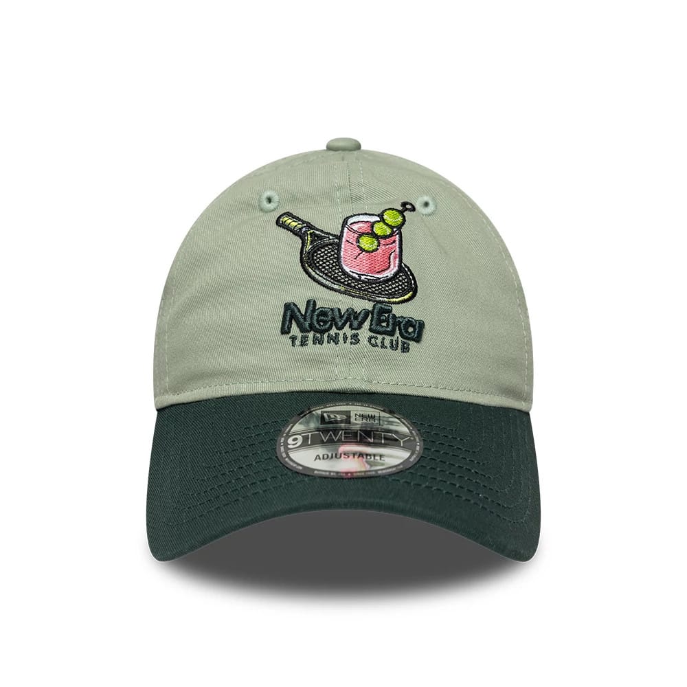 Pictured is this New Era Tennis Club 9TWENTY cap in pastel green. 2