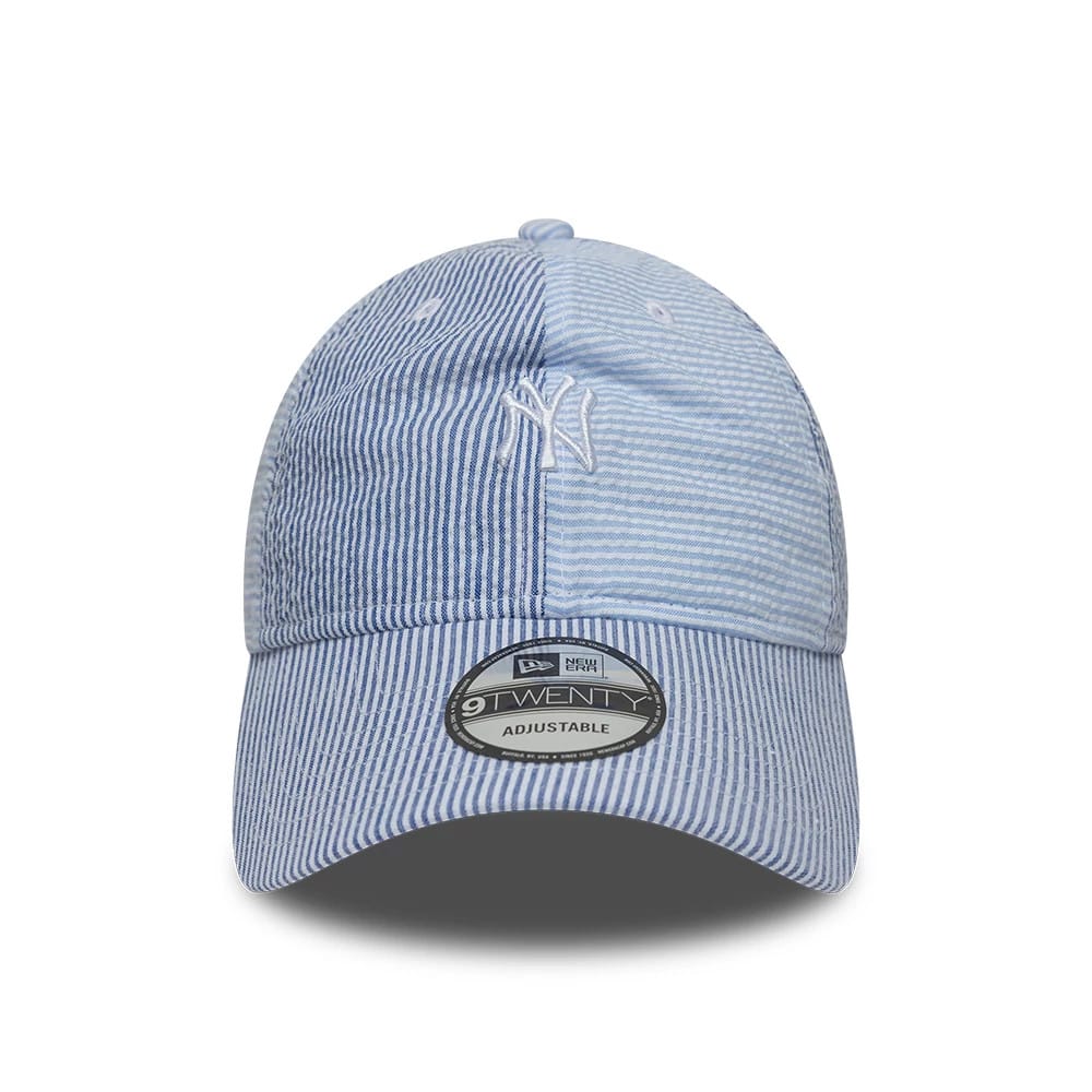 Pictured is this MLB Stripe New York Yankees 9TWENTY cap in pastel blue. 2