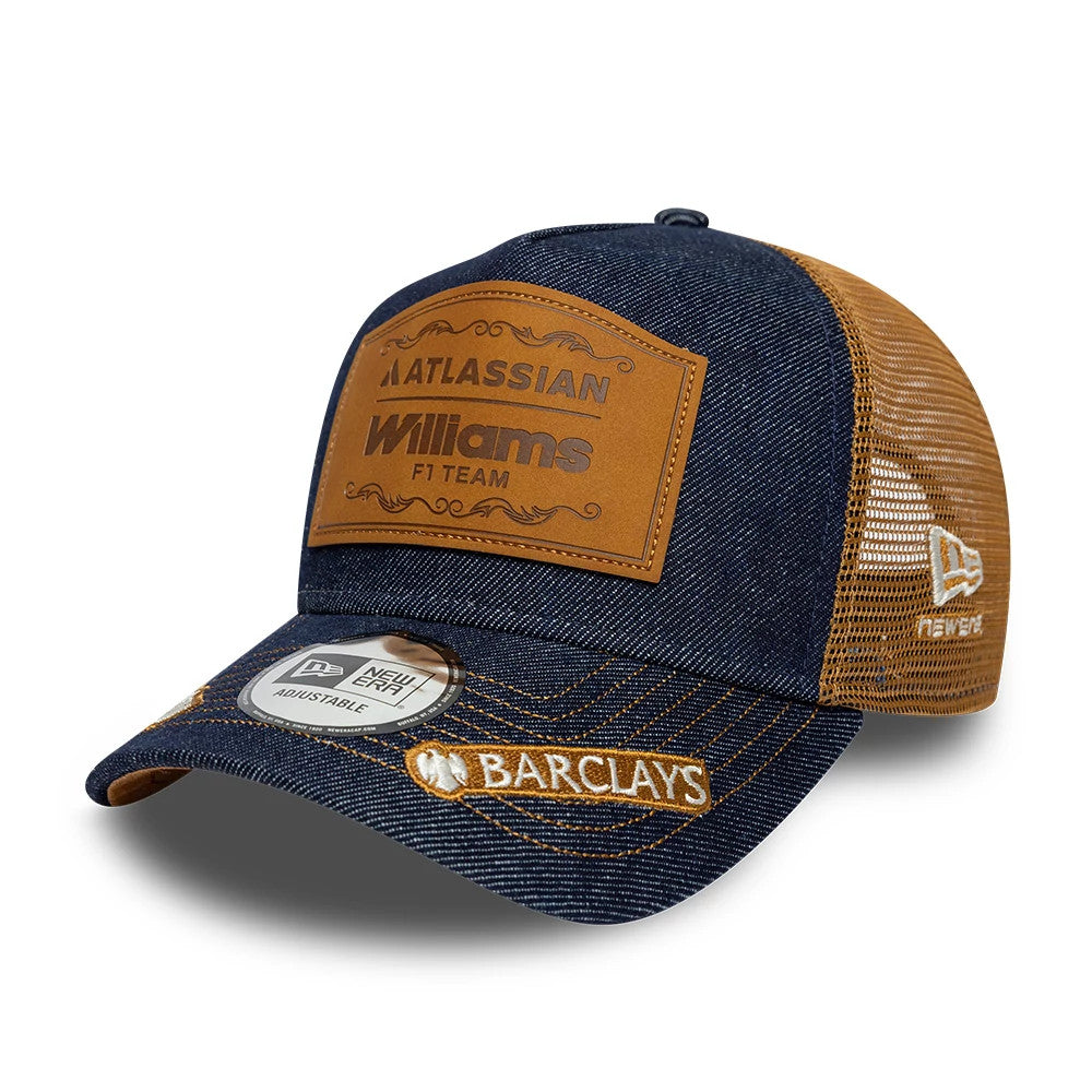 Pictured is this Williams Team Austin Race Special 9FORTY E-Frame Trucker cap in navy. 3