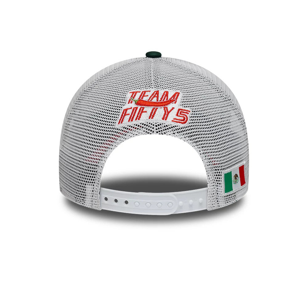 Pictured is this Carlos Sainz Team Fifty5 Mexico 9FORTY A-Frame cap in white. 3