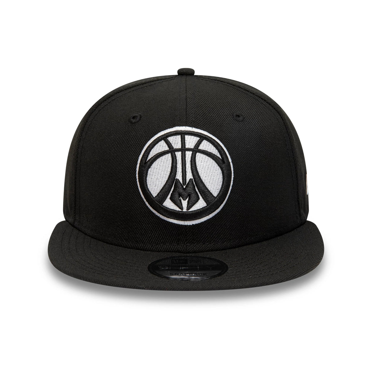 This is a Milwaukee Bucks NBA 9FIFTY Highlights Black 9FIFTY Snapback Adjustable Cap 2