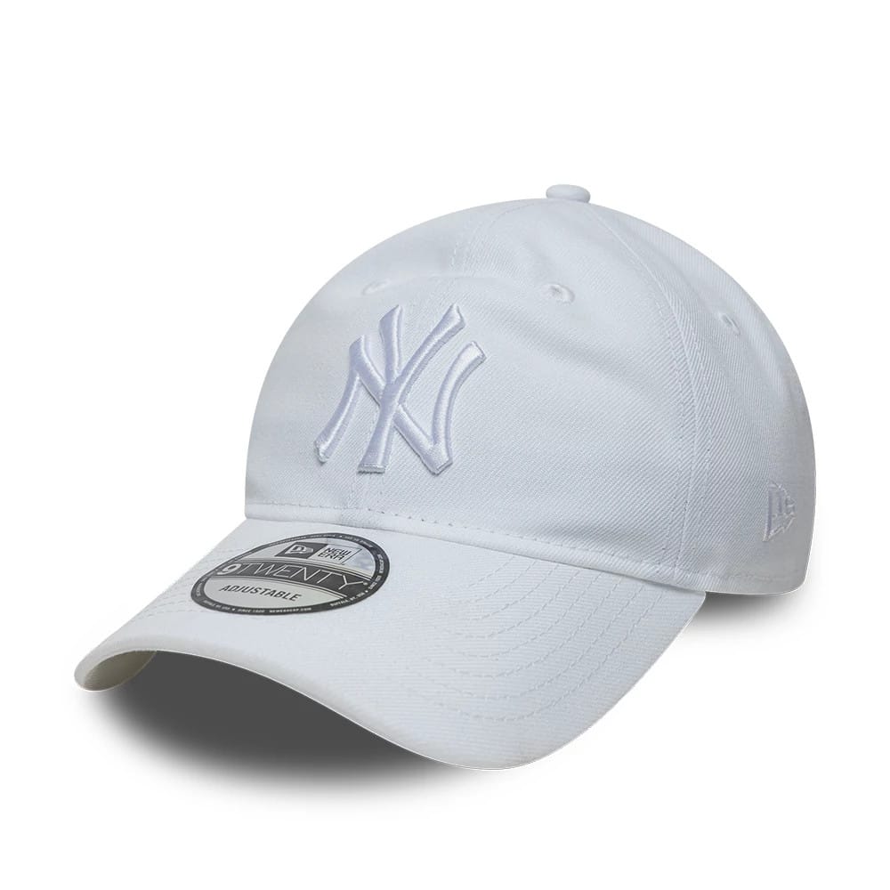 Pictured is this MLB New York Yankees 9TWENTY Adjustable cap in white. 1