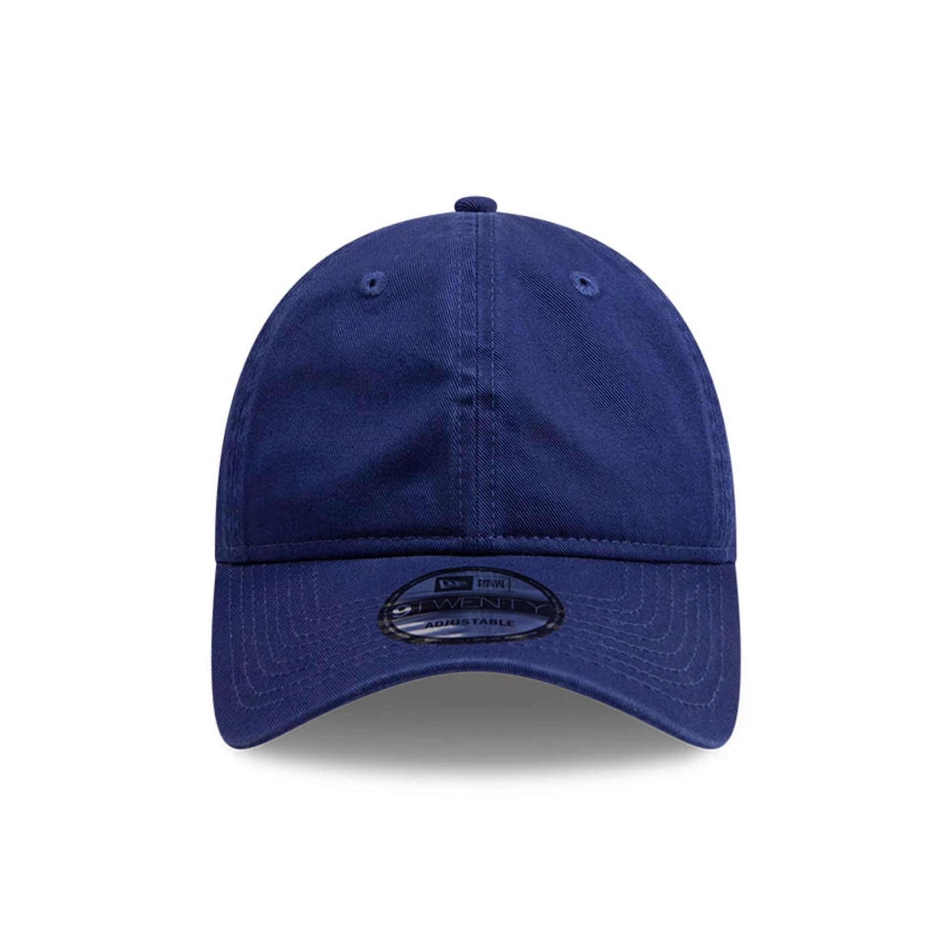 This is a New Era Blank Dark Blue 9TWENTY Adjustable Cap 2