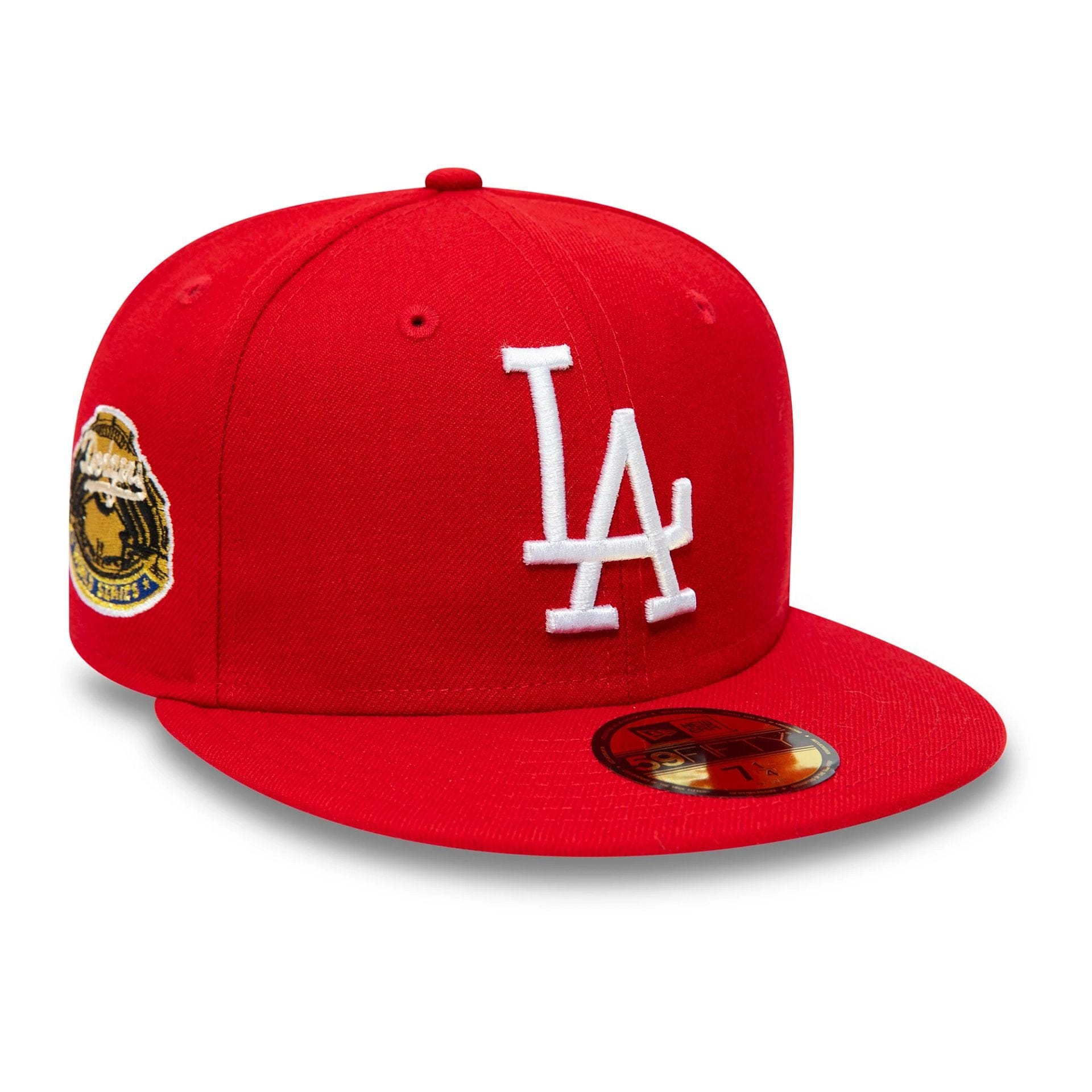 Pictured is this LA Dodgers MLB World Series 1963 Red 59FIFTY Fitted cap. 1