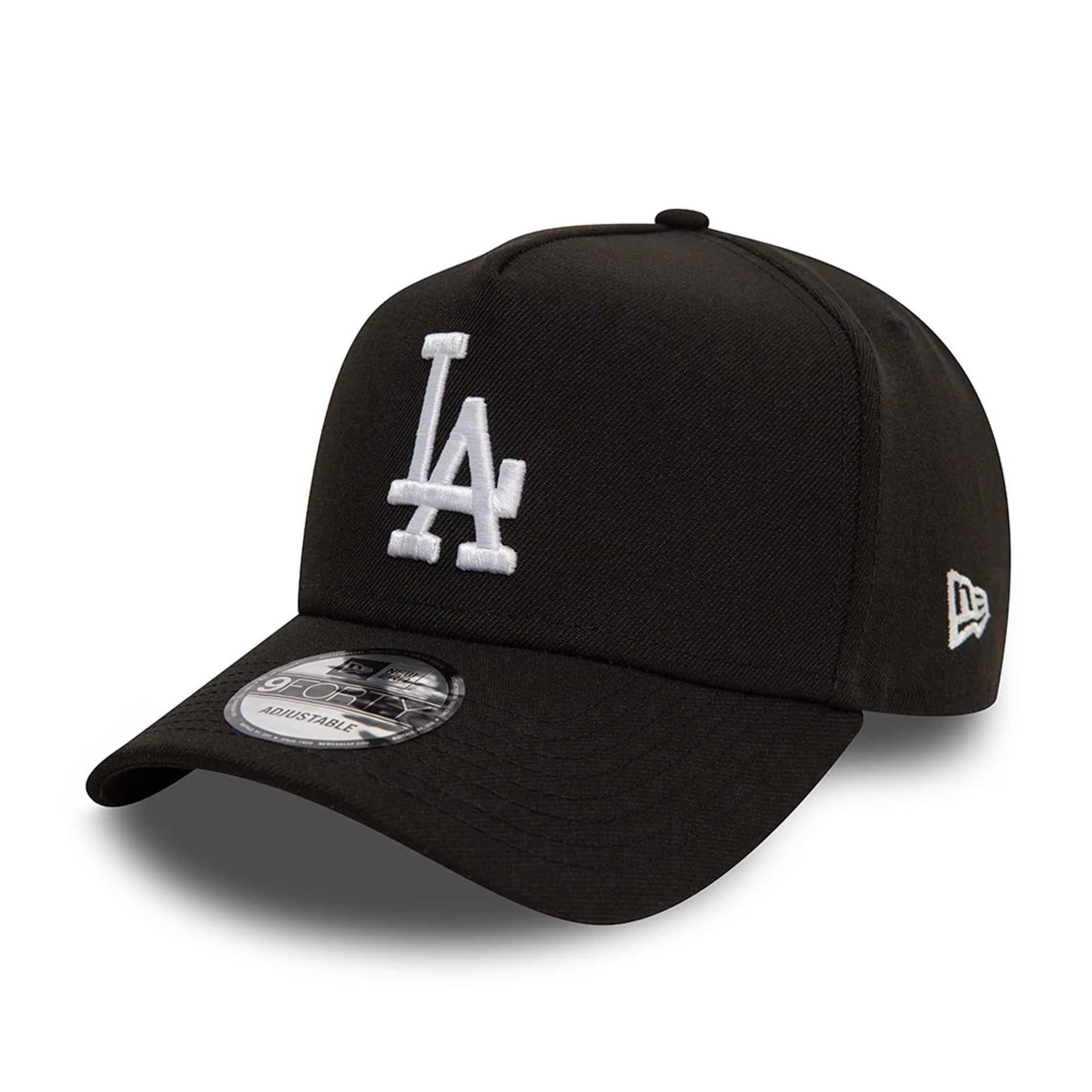 Pictured is this LA Dodgers Black White Black 9FORTY A-Frame Cap 1