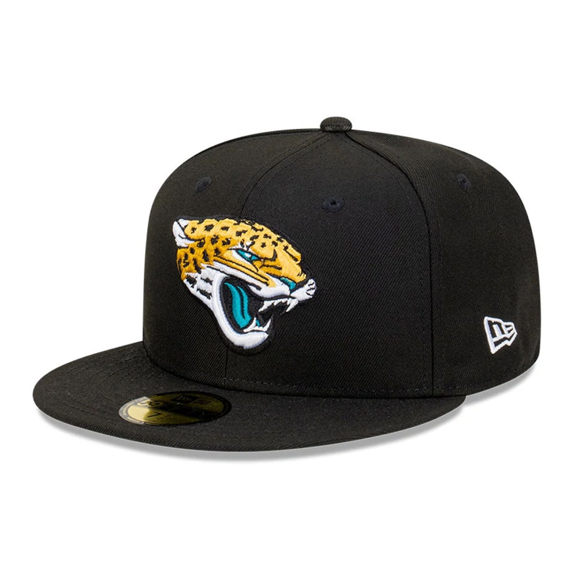 This is a Jacksonville Jaguars NFL Black 59FIFTY Fitted Cap 1