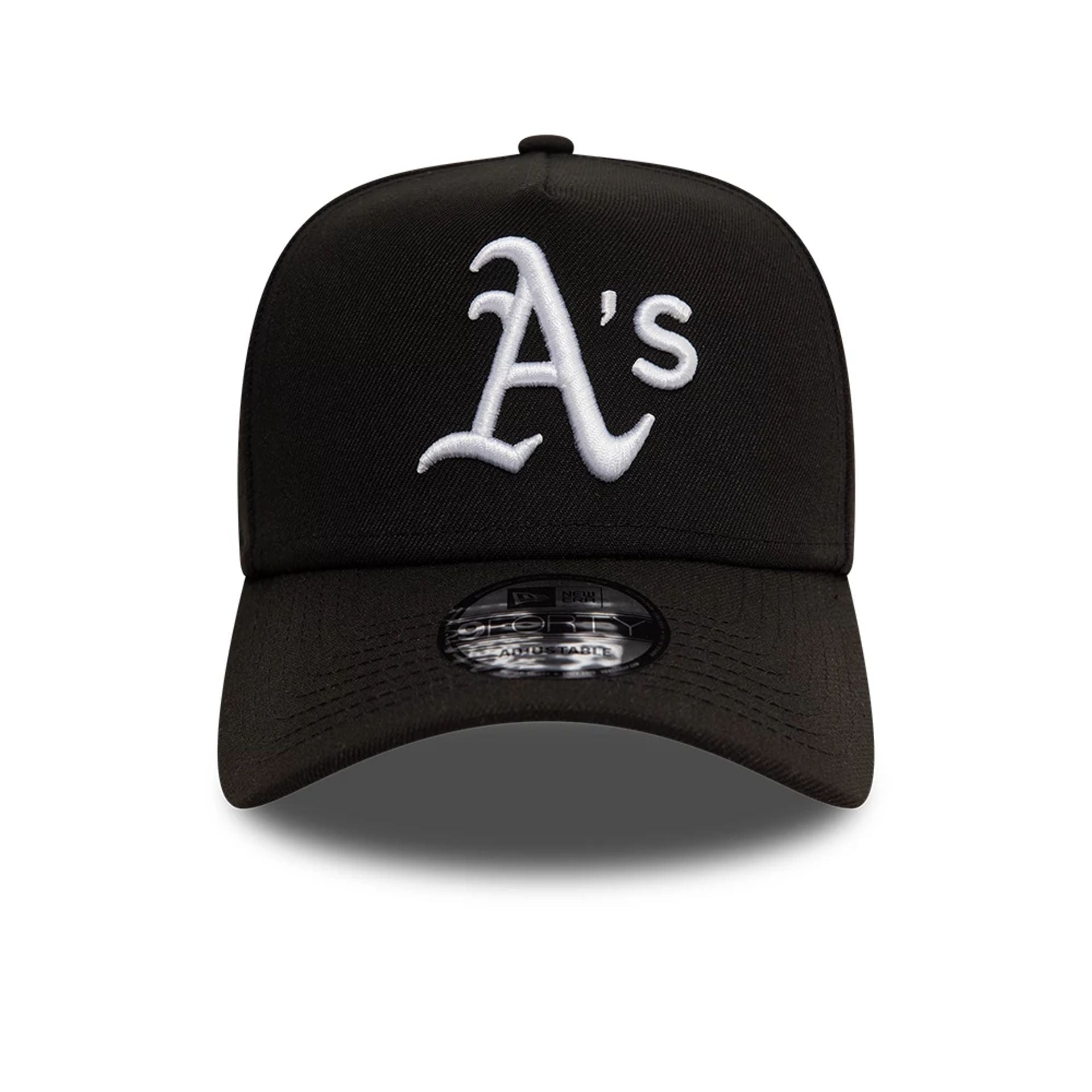This is a Oakland Athletics Black White 9FORTY A-Frame Adjustable Cap 2