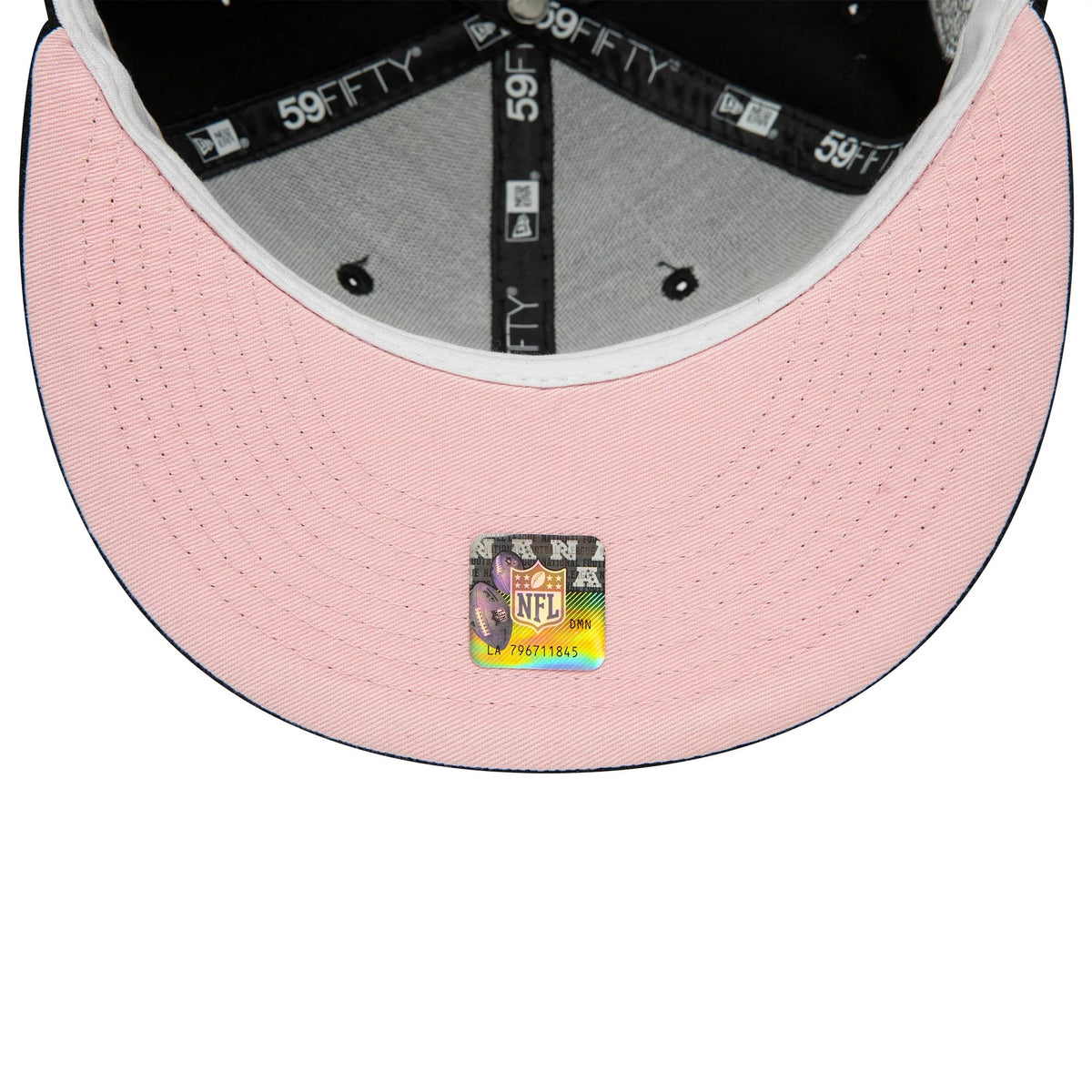 This is a New England Patriots NFL Rivals Black 59FIFTY Fitted Cap 2