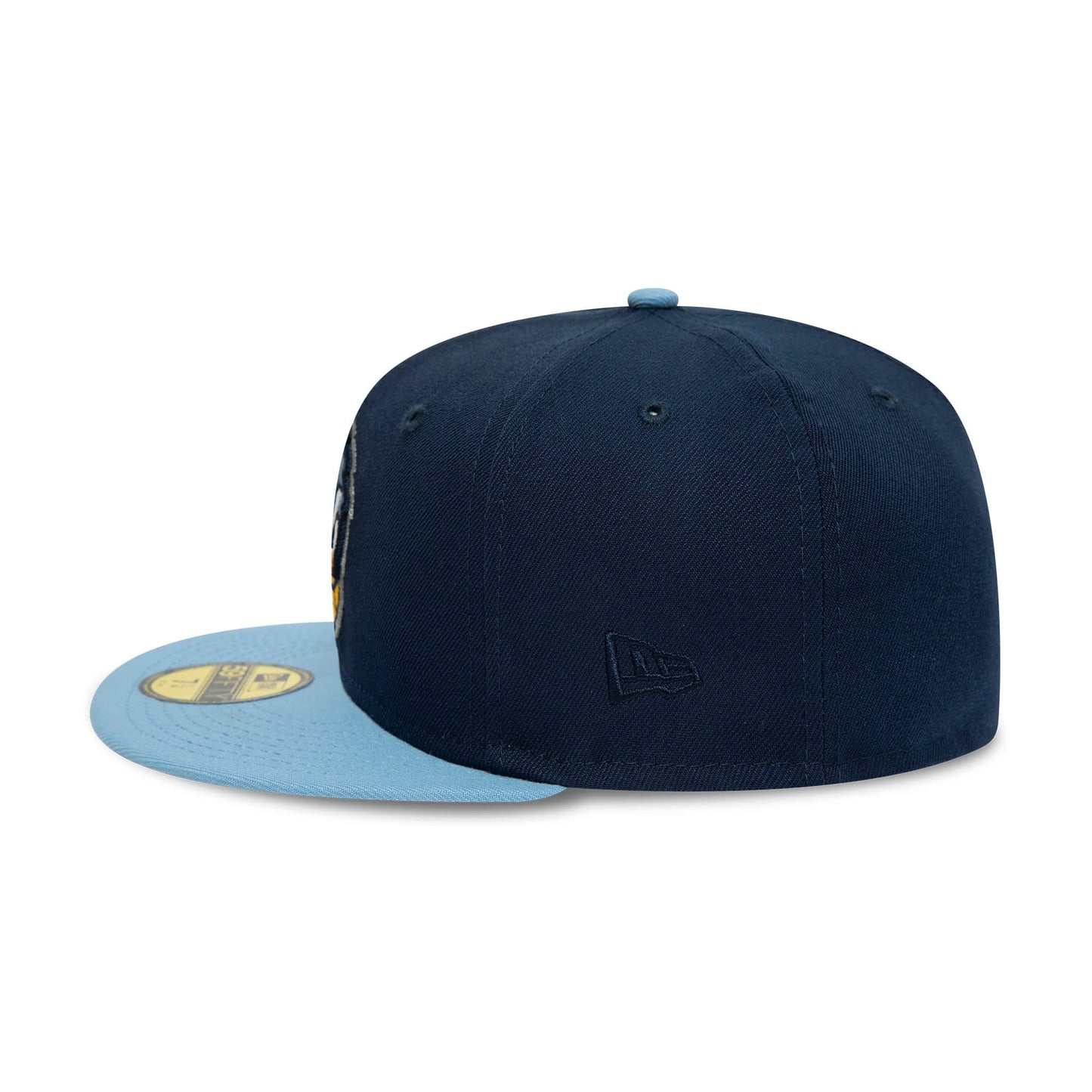 This is a Memphis Grizzlies NBA Side Patch Dark Blue 59FIFTY Fitted Cap 7