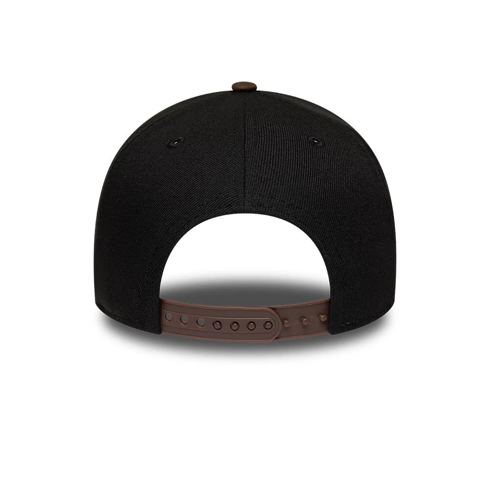 Pictured is this MLB Cooperstown LA Dodgers 9FORTY A-Frame cap in black & brown. 7