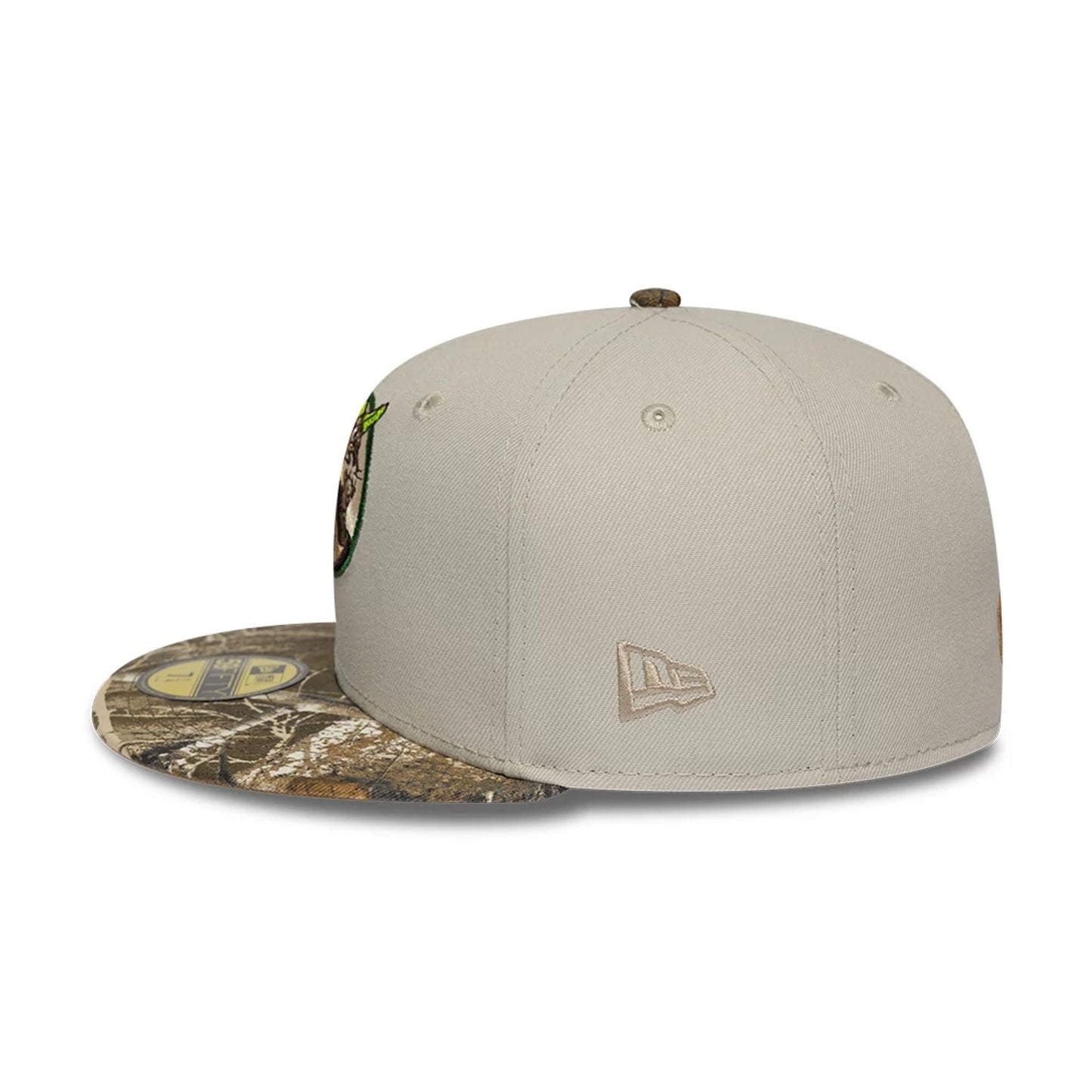 Pictured is this MiLB Hometown Portland Beavers 59FIFTY Fitted cap in beige. 7