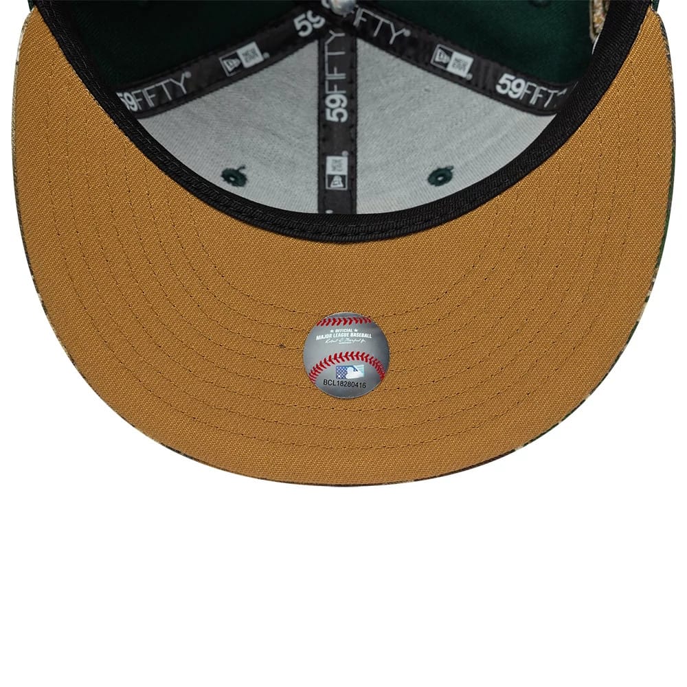 Pictured is this MLB Cooperstown Houston Astros 59FIFTY Fitted cap in green. 2