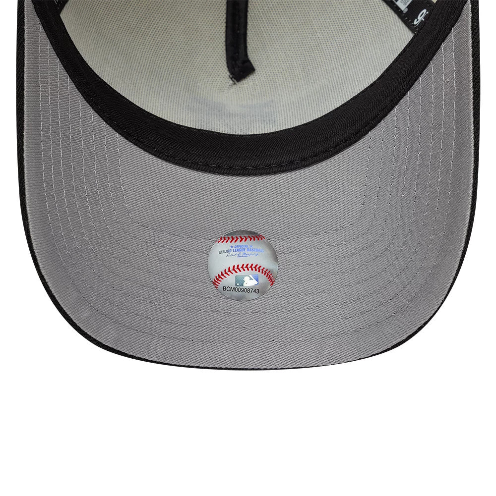 Pictured is this MLB 2Tone LA Dodgers 9FORTY A-Frame cap in cream. 2