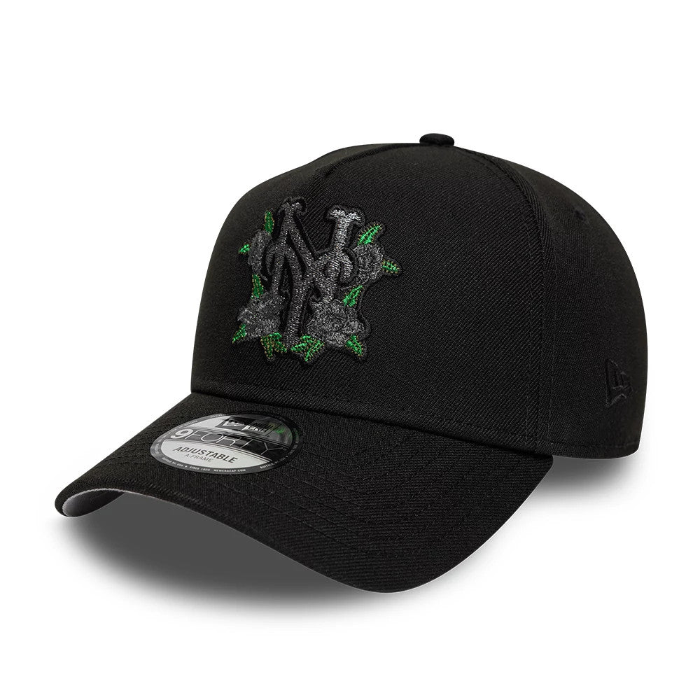 Pictured is this MLB New York Mets 9FORTY A-Frame cap in black. 4