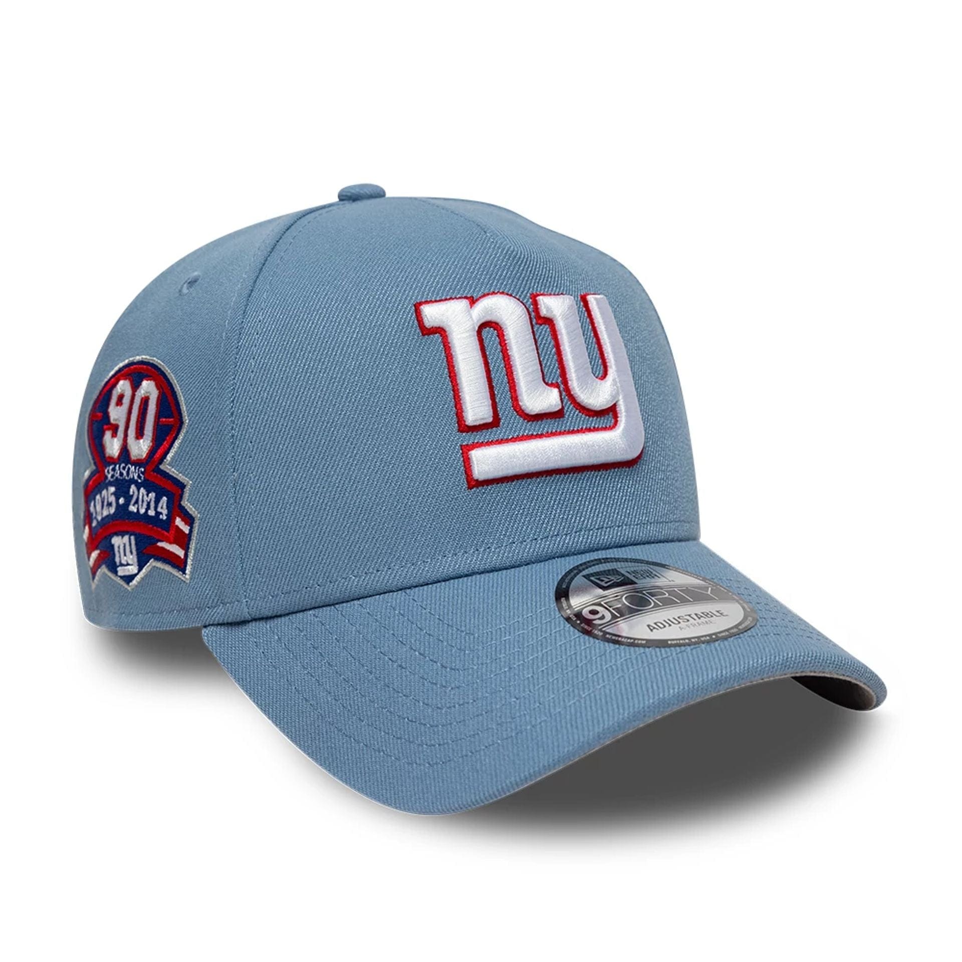 This is a New York Giants NFL Blue 9FORTY A-Frame Adjustable Cap 1