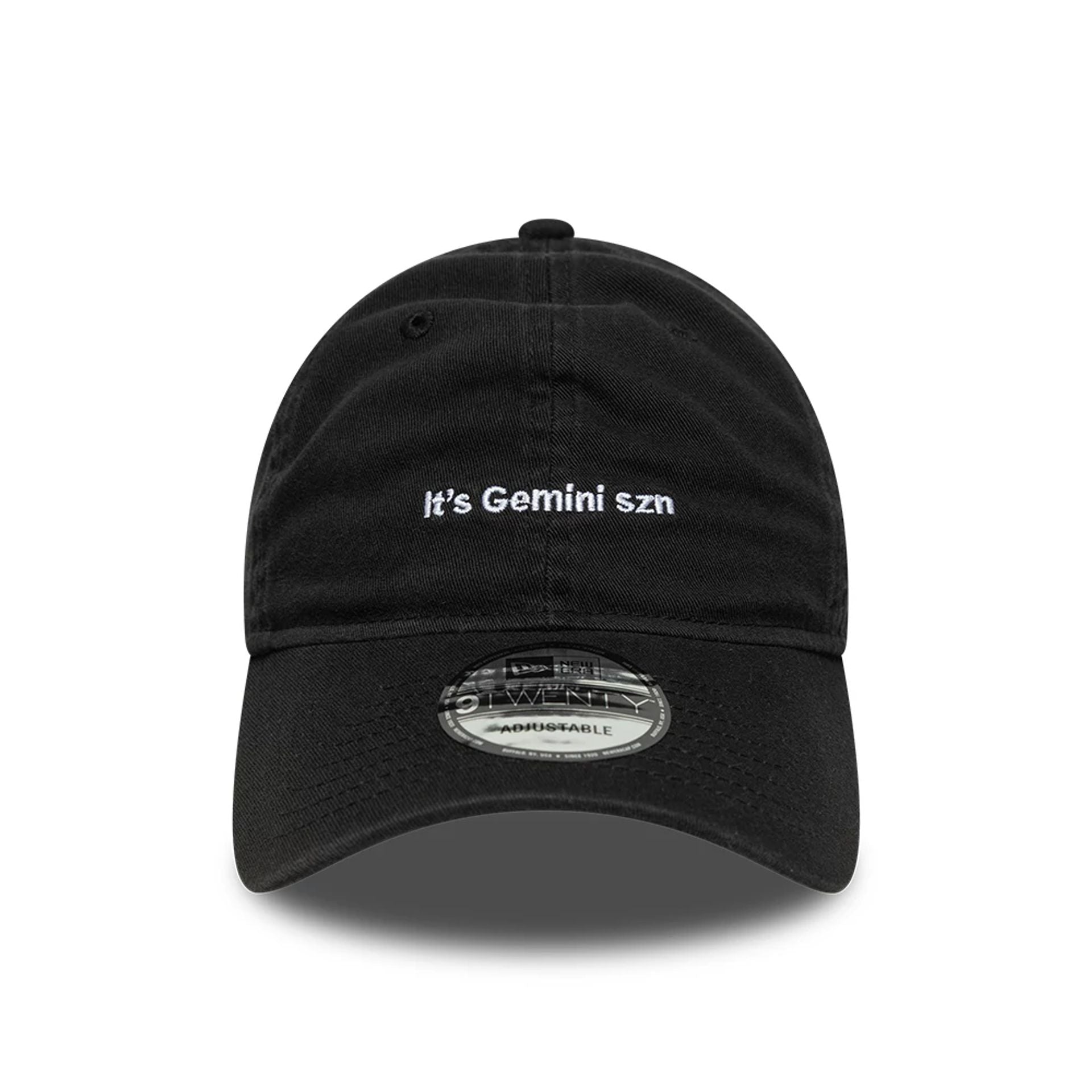 This is a New Era Zodiac Gemini Black 9TWENTY Adjustable Cap 2