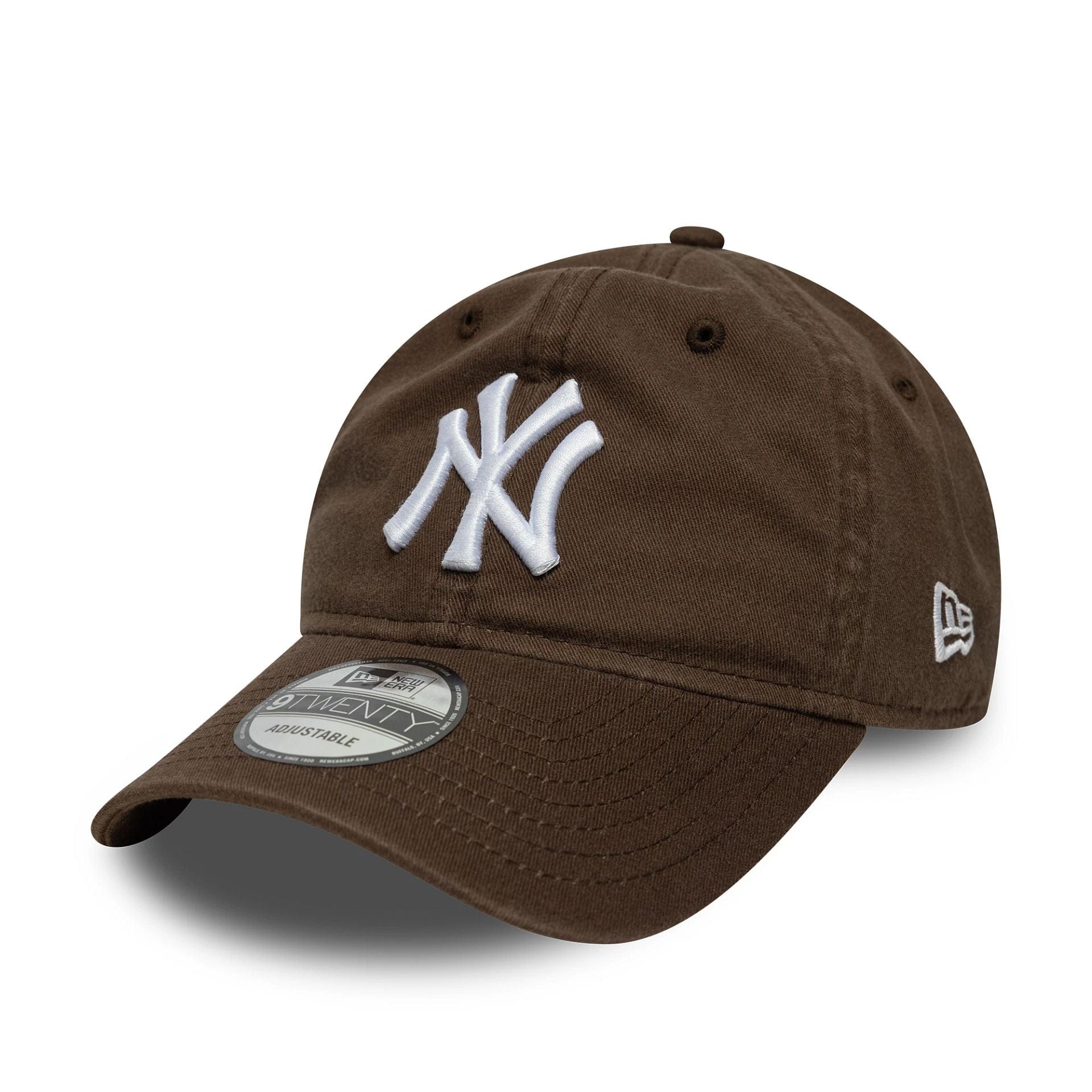 This is a New York Yankees MLB Dark Brown 9TWENTY Adjustable Cap 1