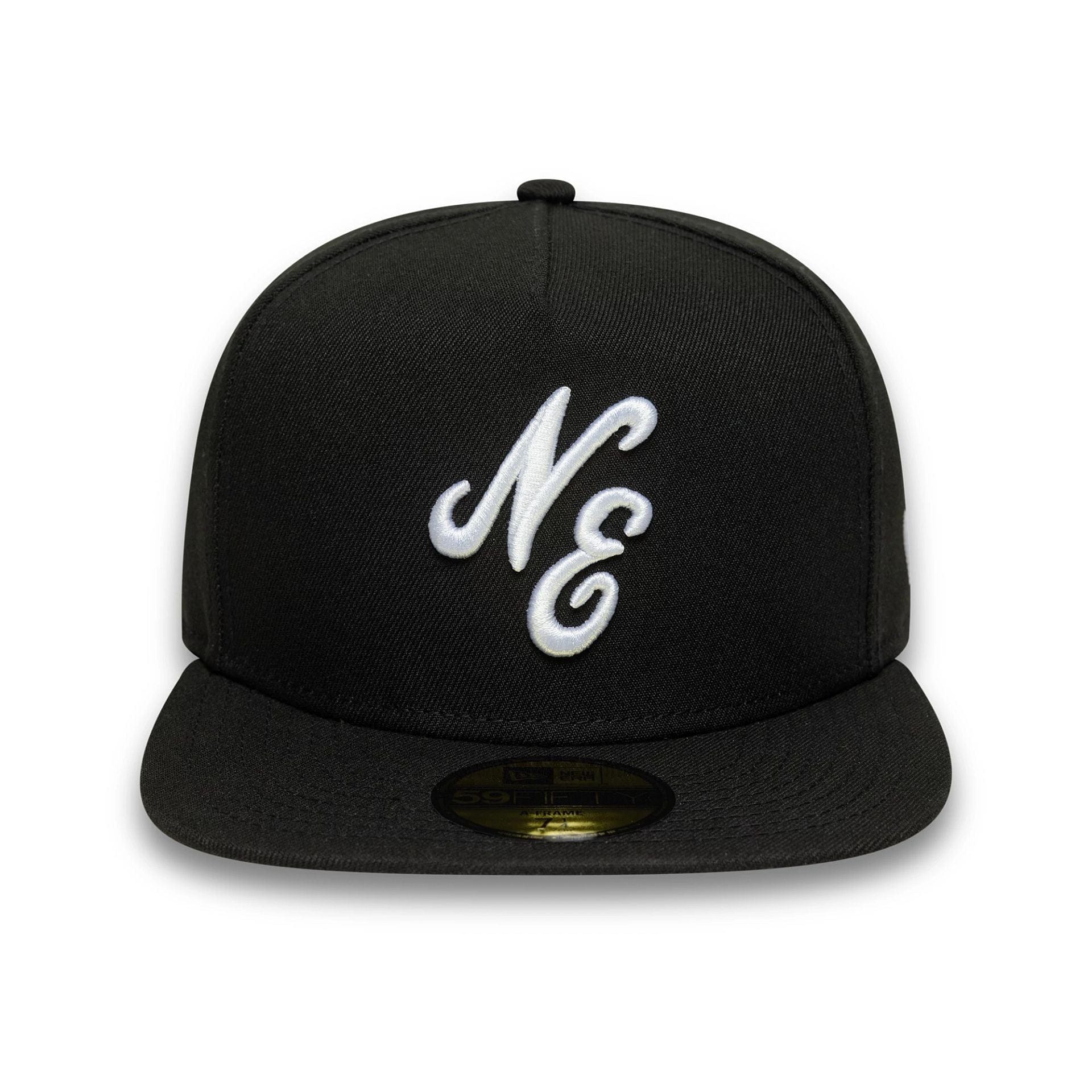 This is a New Era Black 59FIFTY A-Frame Fitted Cap 2