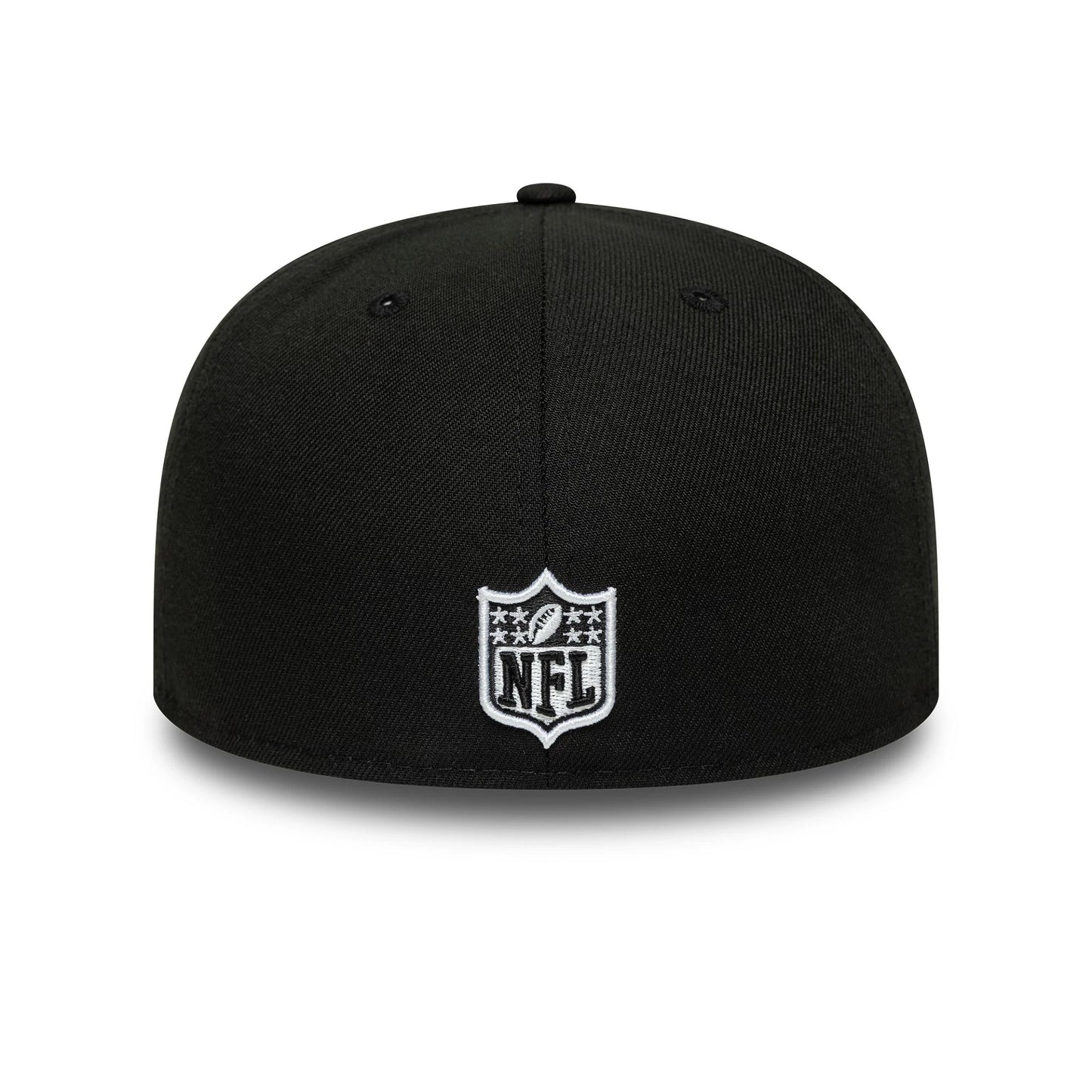 This is a Las Vegas Raiders Flat Black 59FIFTY A-Frame Fitted Cap 7