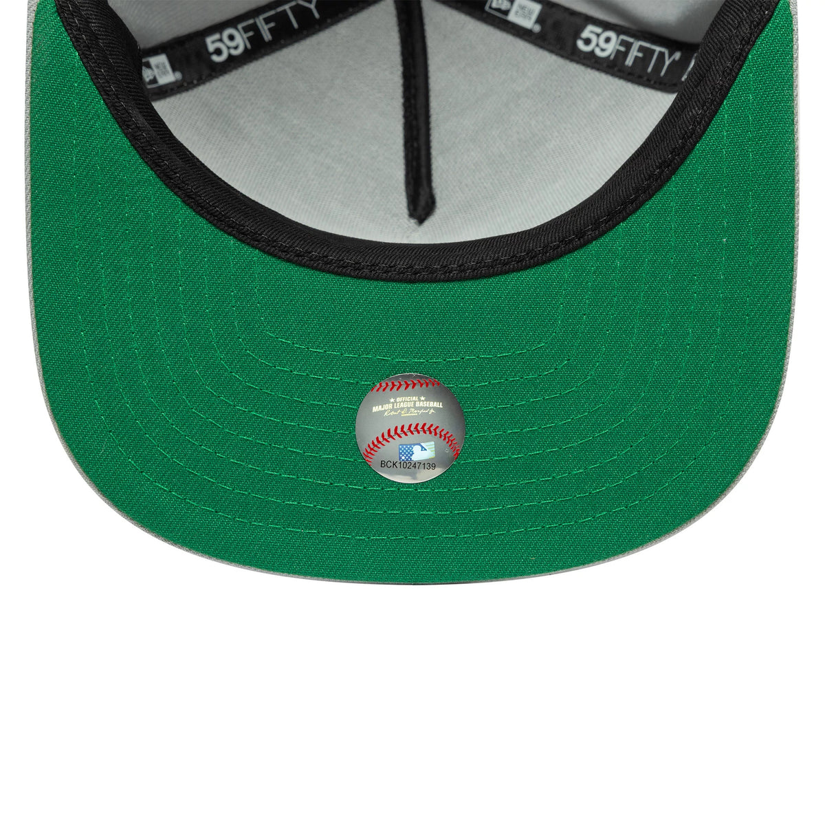 This is a LA Dodgers Flat Grey 59FIFTY A-Frame Fitted Cap 2