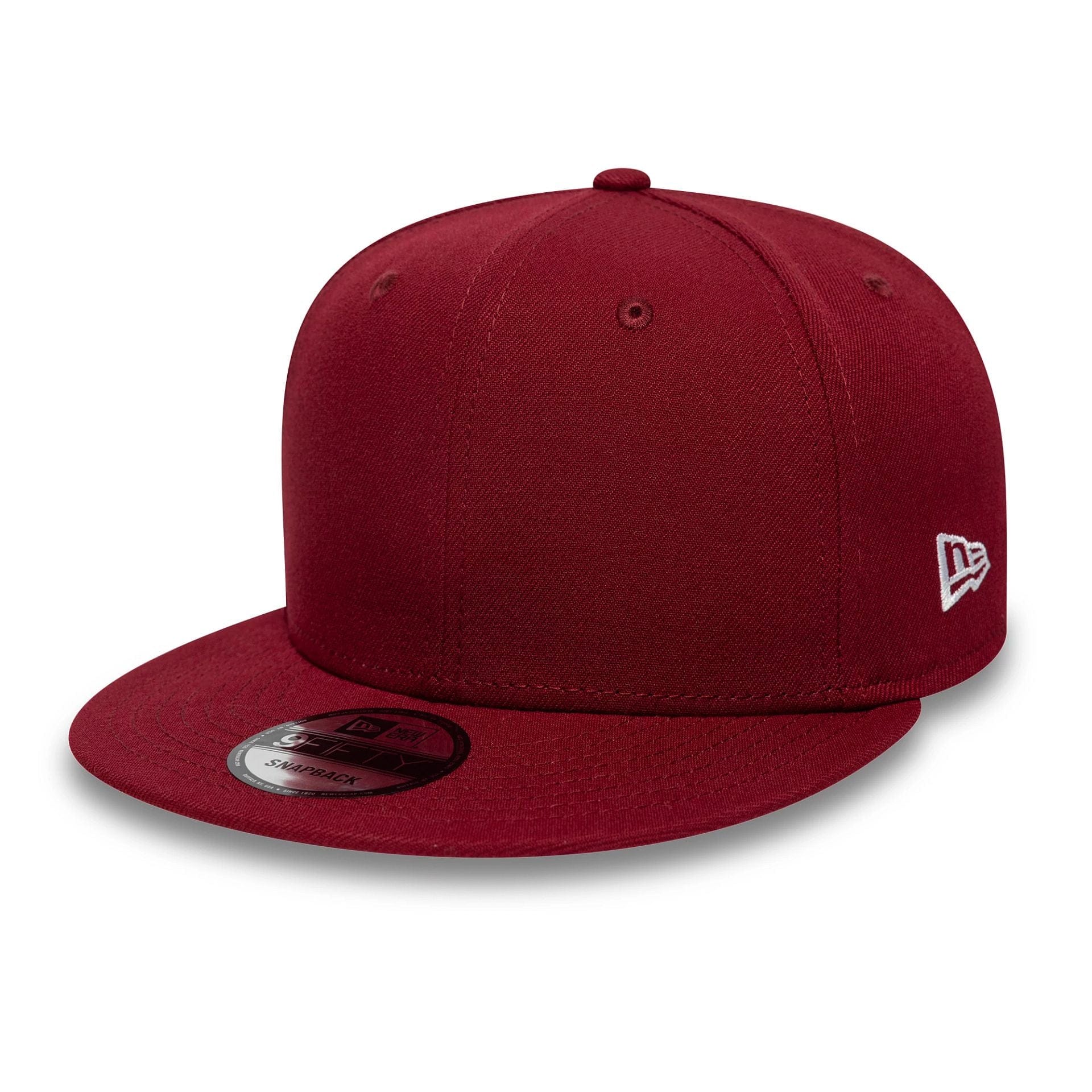 This is a New Era Dark Red 9FIFTY Snapback Adjustable Cap 1