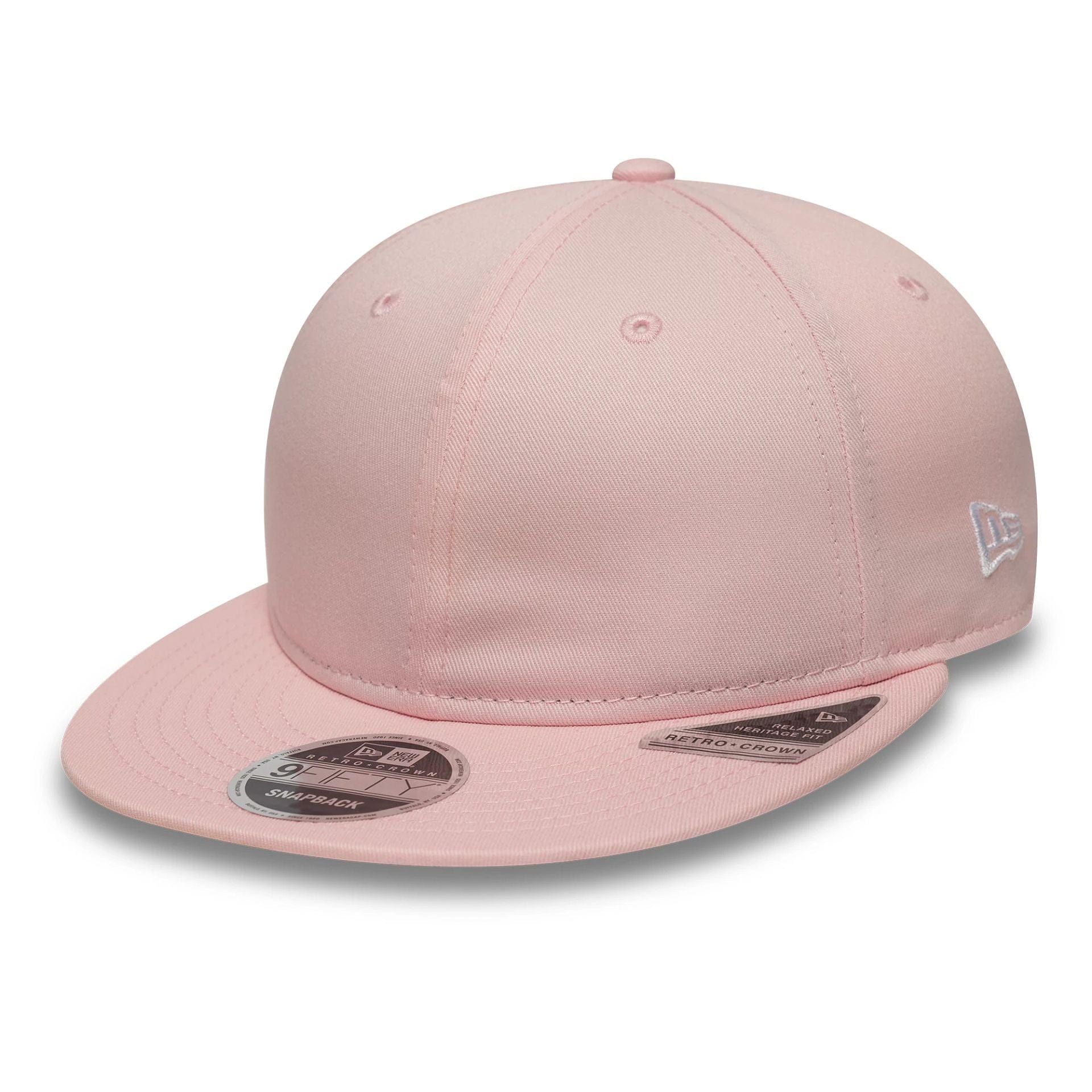 This is a New Era Pink Retro Crown 9FIFTY Snapback Adjustable Cap 1