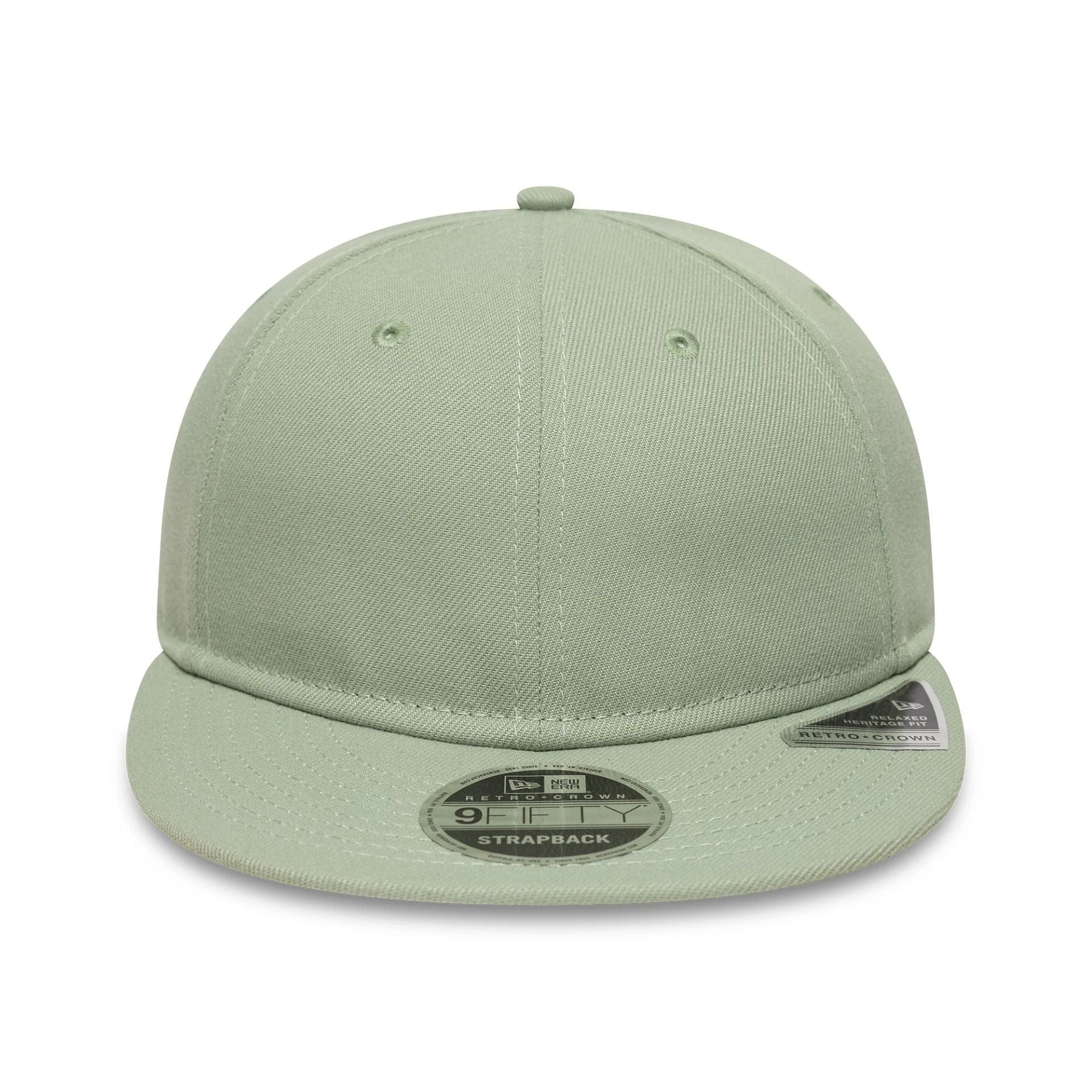This is a New Era Green Retro Crown 9FIFTY Snapback Adjustable Cap 2