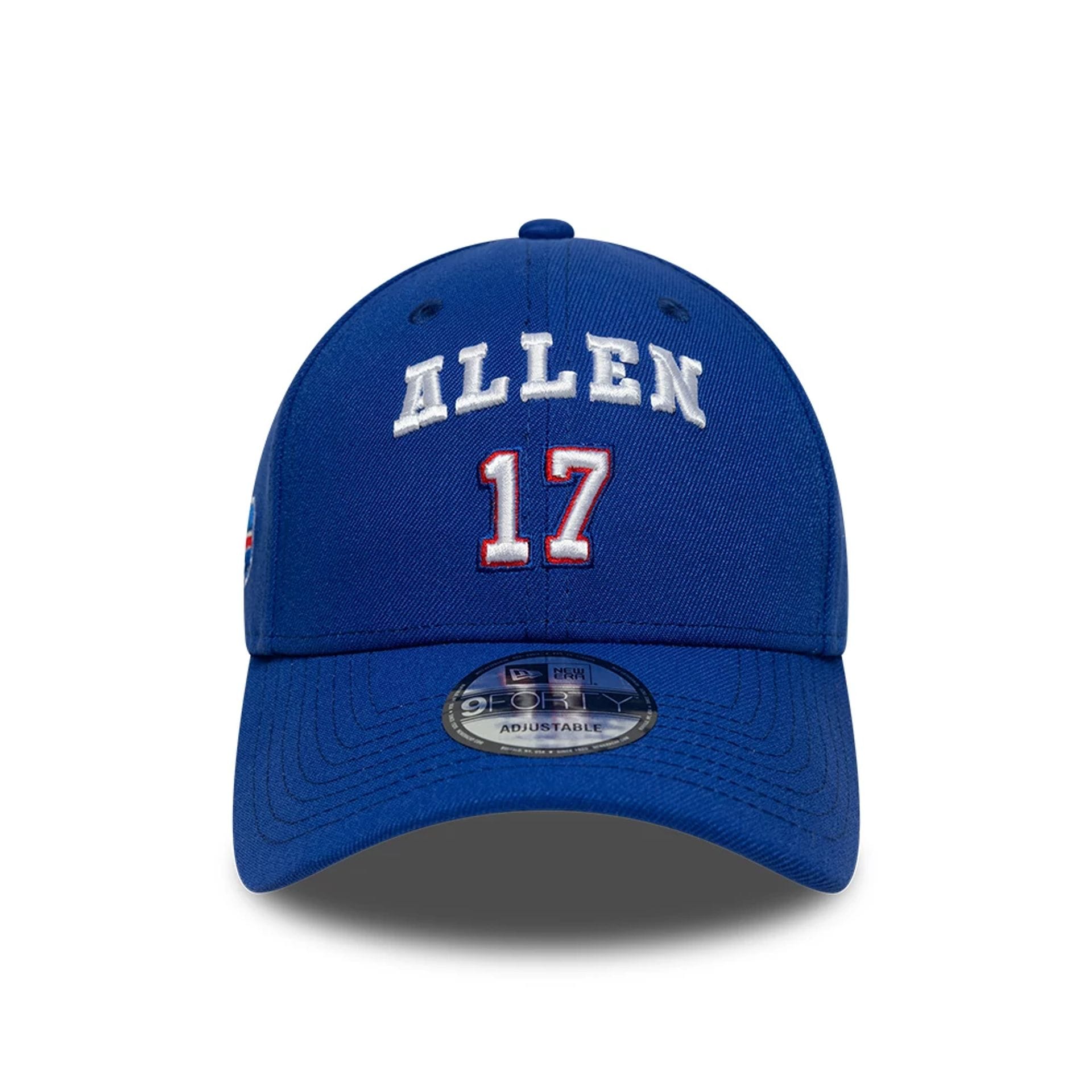 This is a Buffalo Bills NFL Josh Allen Blue 9FORTY Adjustable Cap 2