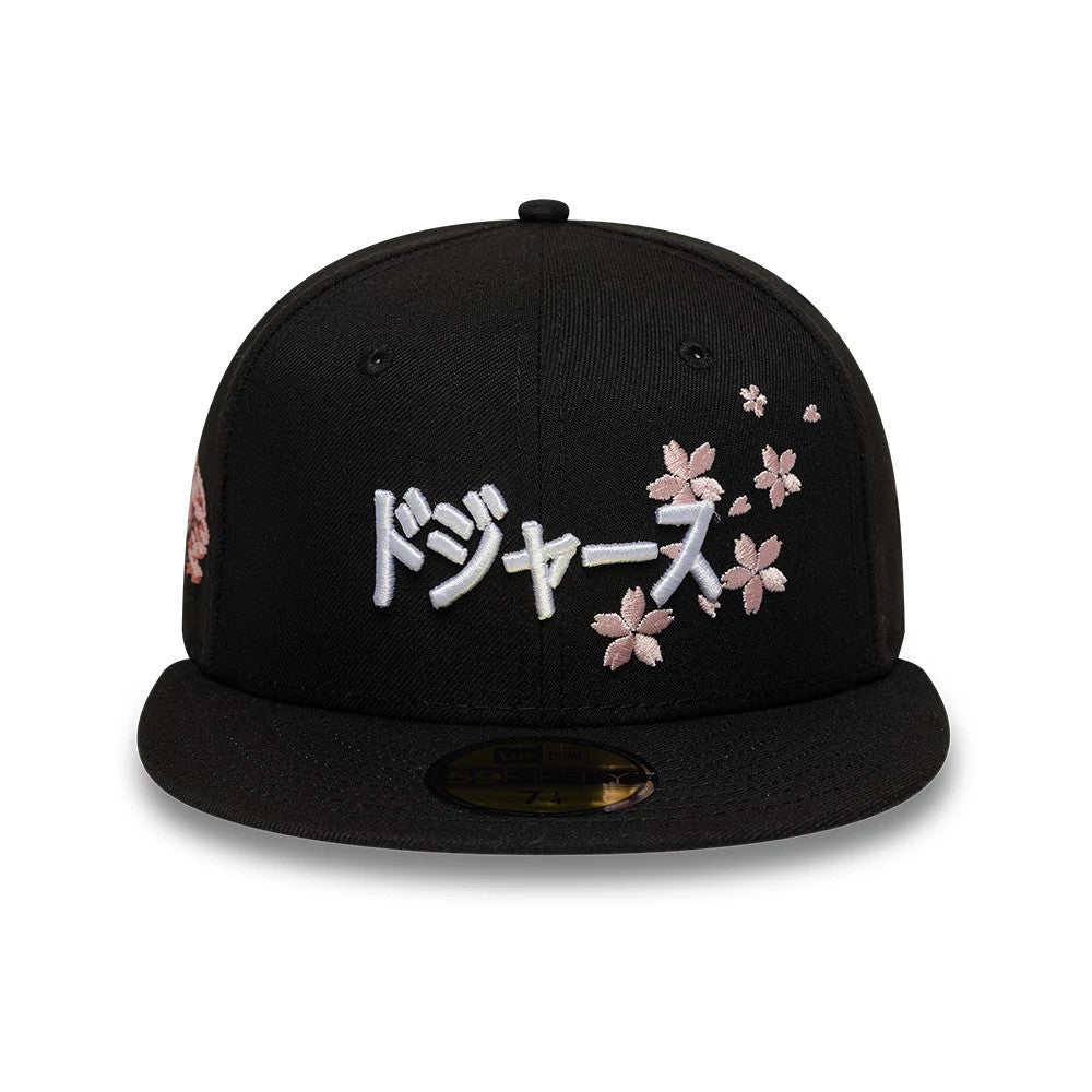 Pictured is this MLB Kanji LA Dodgers 59FIFTY Fitted cap in black. 3