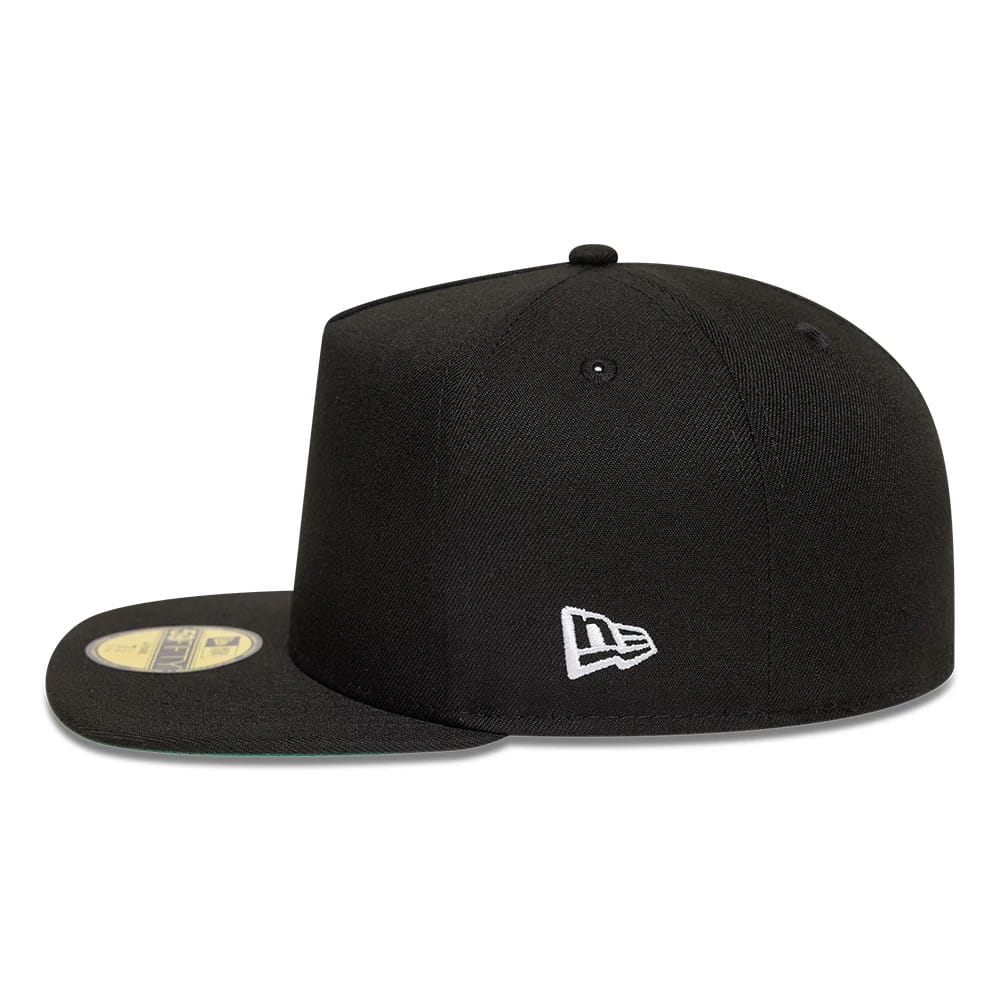 This is a New Era Black 59FIFTY Fitted A-Frame Cap 5
