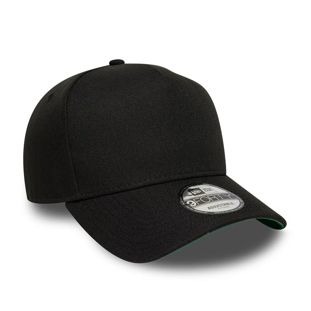 This is a New Era Black 9FORTY A-Frame Adjustable Cap 4