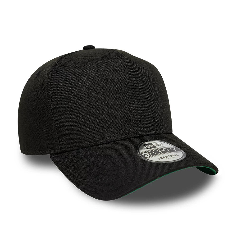 This is a New Era Black 9FORTY A-Frame Adjustable Cap 4