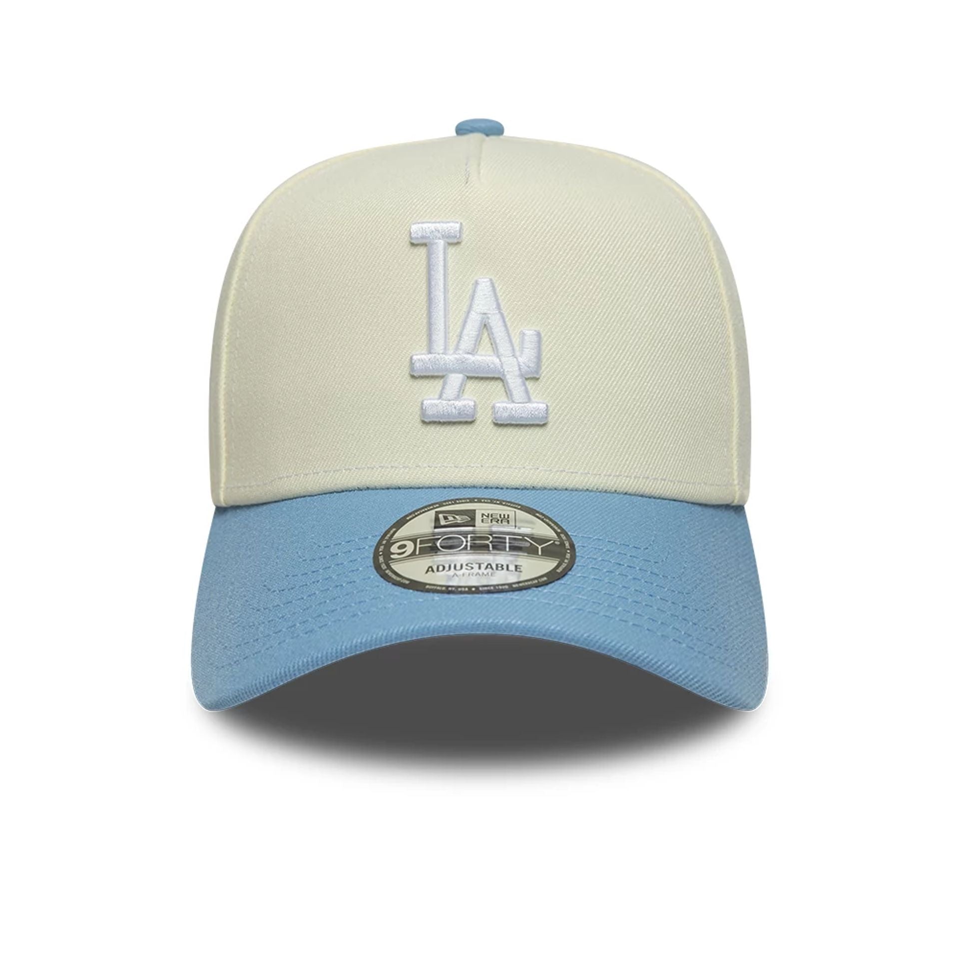 This is a LA Dodgers MLB Pastel Blue 9FORTY A-Frame Adjustable Cap 2