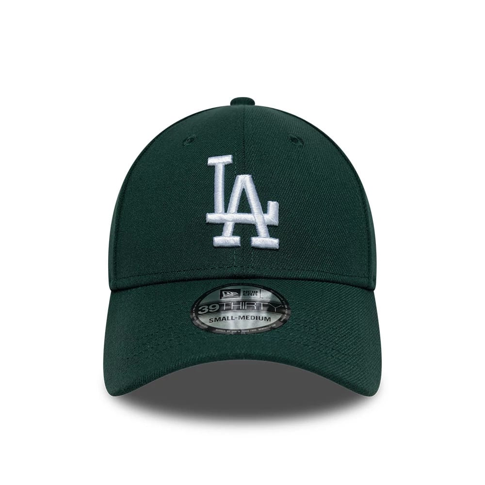 This is a LA Dodgers MLB Dark Green 39THIRTY Stretch Fit Cap 2