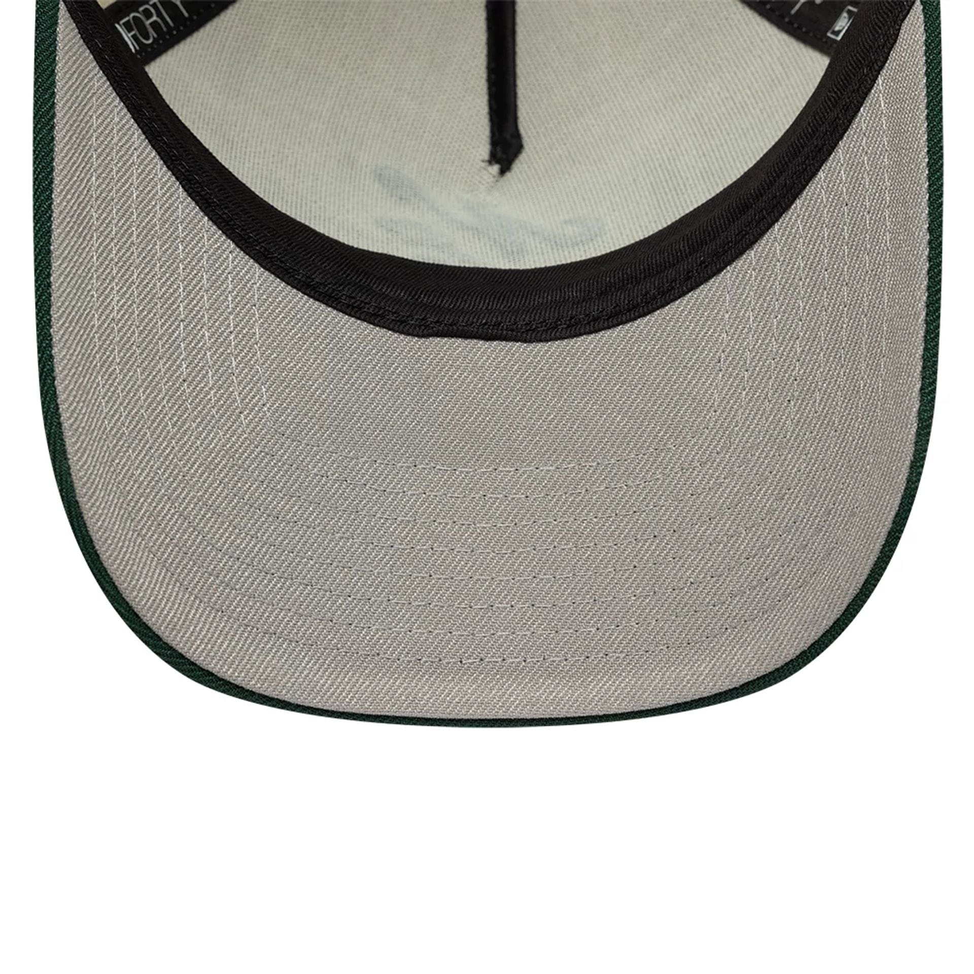 This is a New Era Cream 9FORTY A-Frame Adjustable Cap 2