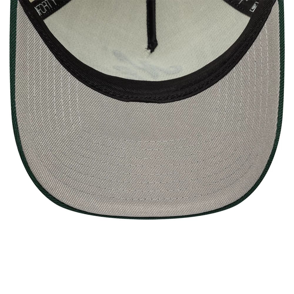 This is a New Era Cream 9FORTY A-Frame Adjustable Cap 2