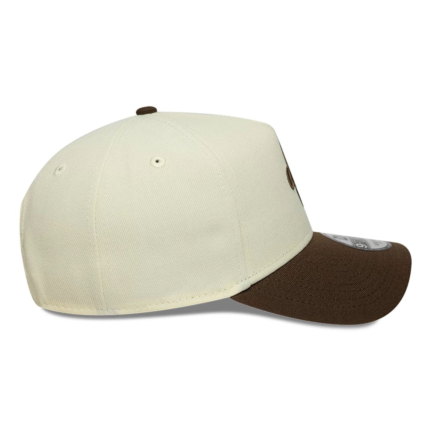 This is a New Era Cream 9FORTY A-Frame Adjustable Cap 7