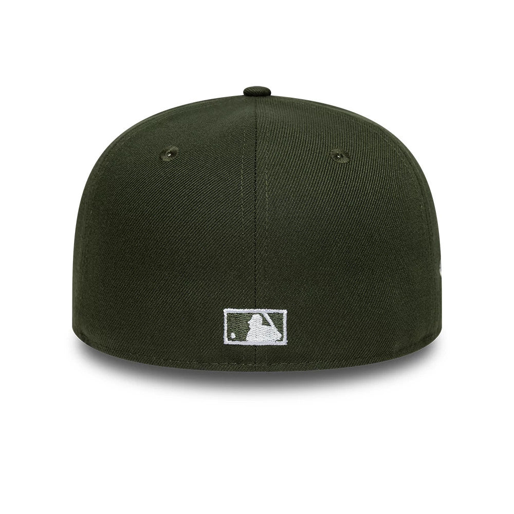 This is an LA Dodgers MLB World Series Dark Green 59FIFTY Fitted Cap 7